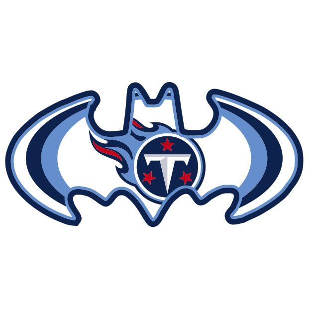 Tennessee Titans Batman Logo iron on transfers